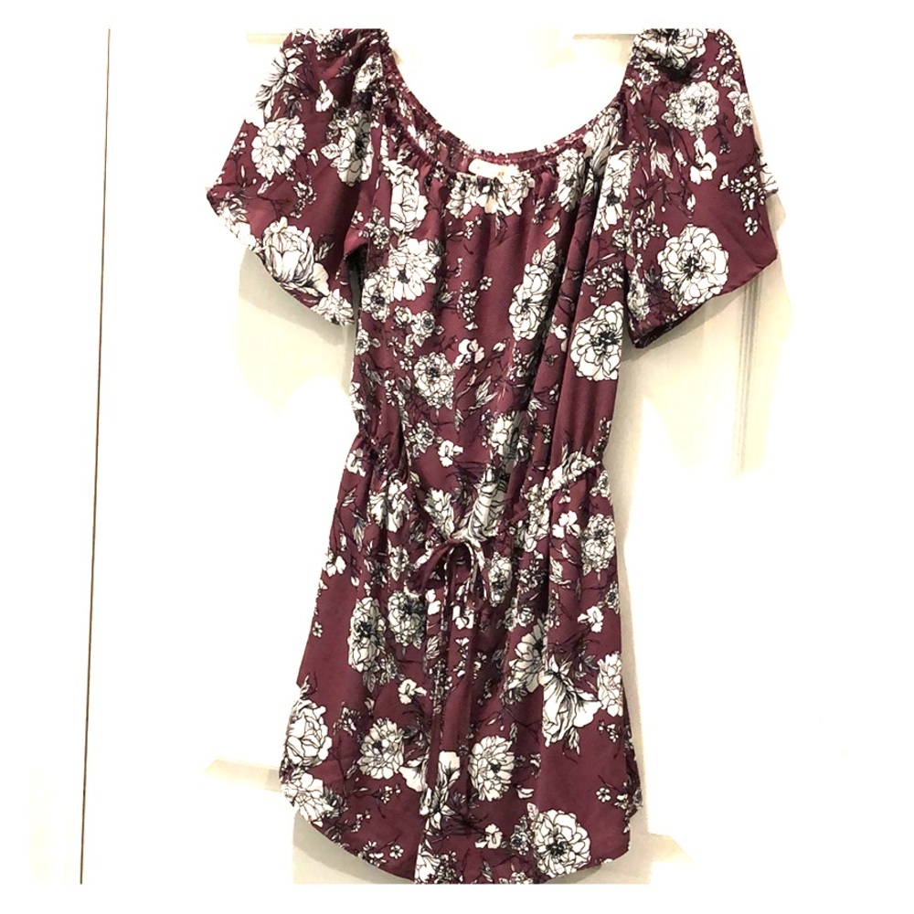 Off the shoulder romper